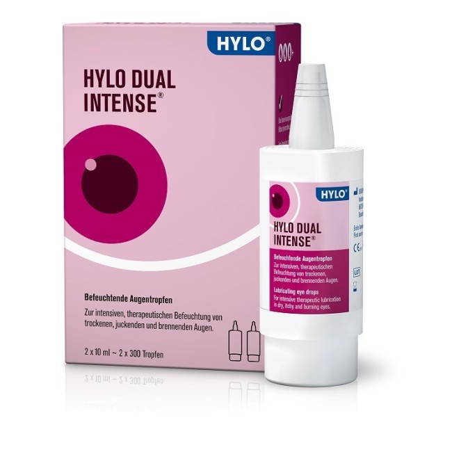 Hylo Dual Intense Collirio 2 Flaconcini Da 10 Ml Hylo Dual Intense Collirio 2 Flaconcini Da 10 Ml