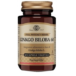 Ginkgo Biloba 60 60 Capsule Vegetali