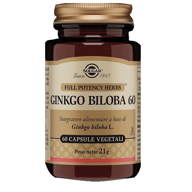 Ginkgo Biloba 60 60 Capsule Vegetali Ginkgo Biloba 60 60 Capsule Vegetali