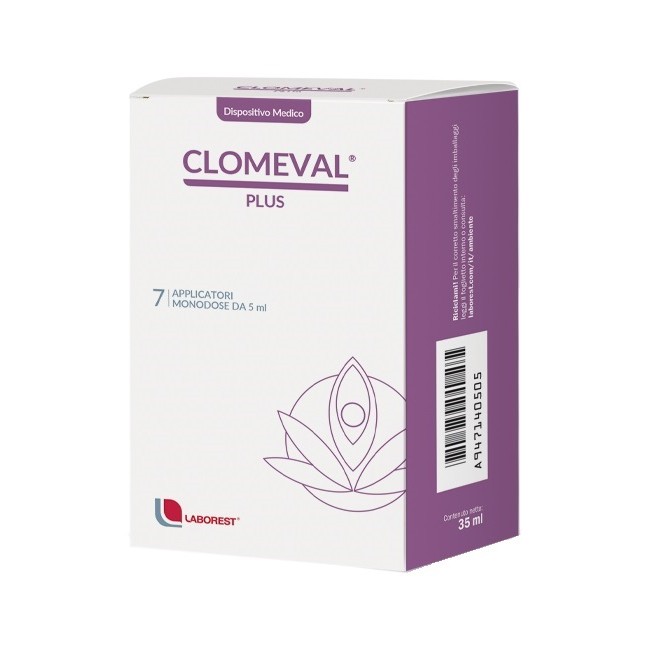 Clomeval Plus Gel Vaginale 35 Ml + 7 Applicatori Monouso