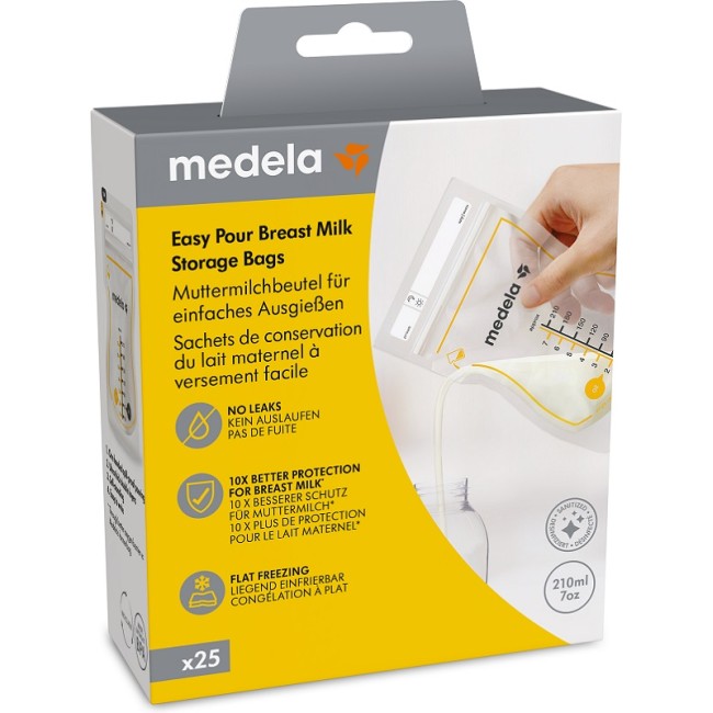 Easy Pour Sacca Conservazione Latte Materno 25 Pezzi Easy Pour Sacca Conservazione Latte Materno 25 Pezzi