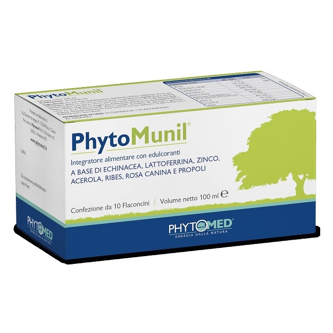 Phytomunil 10 Flaconcini Da 10 Ml Nuova Formulazione Phytomunil 10 Flaconcini Da 10 Ml Nuova Formulazione