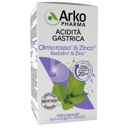 Arko Capsule Olmo Rosso & Zinco 40 Capsule Arko Capsule Olmo Rosso & Zinco 40 Capsule
