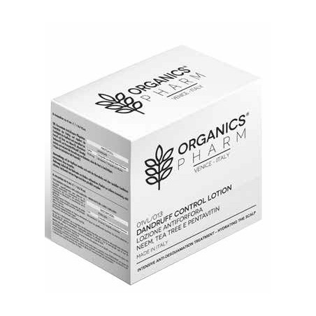 Organics Pharm Dandruff Control Lotion Neem Oil, Tea Tree And Pentavin 6 Fiale Da 6 Ml Organics Pharm Dandruff Control Lotion Neem Oil, Tea Tree And Pentavin 6 Fiale Da 6 Ml