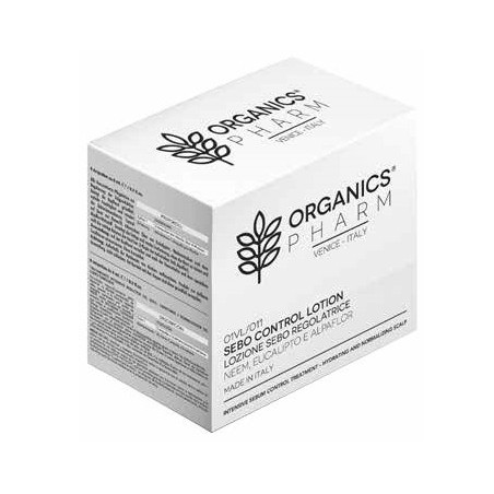 Organics Pharm Sebo Control Lotion Neem, Eucalyptus And Alpaflor 6 Fiale Da 6 Ml Organics Pharm Sebo Control Lotion Neem, Eucalyptus And Alpaflor 6 Fiale Da 6 Ml