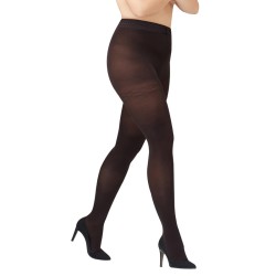 Curvy 70 Opaque Collant Nero 1s-xl