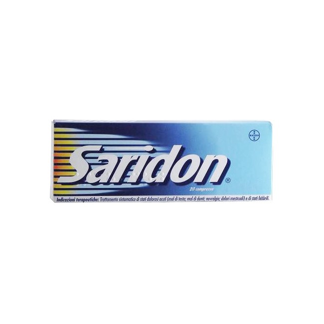 Saridon Paracetamolo 20 Compresse