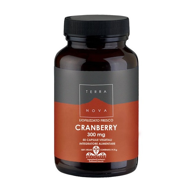 Terranova Cranberry 300mg Liofilizzato Fresco 50 Capsule