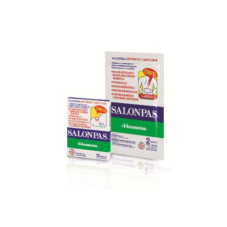 Salonpas 6,5x4,2 Cm Farmaco Per Mal Di Schiena E Dolori Muscolari Vari 10 Cerotti