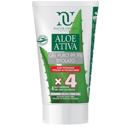 Aloe Attiva Gel Puro Titolato 99,9% 50 Ml