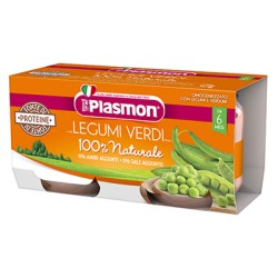 Plasmon Omogeneizzato Legumi Verdi 2x80 G