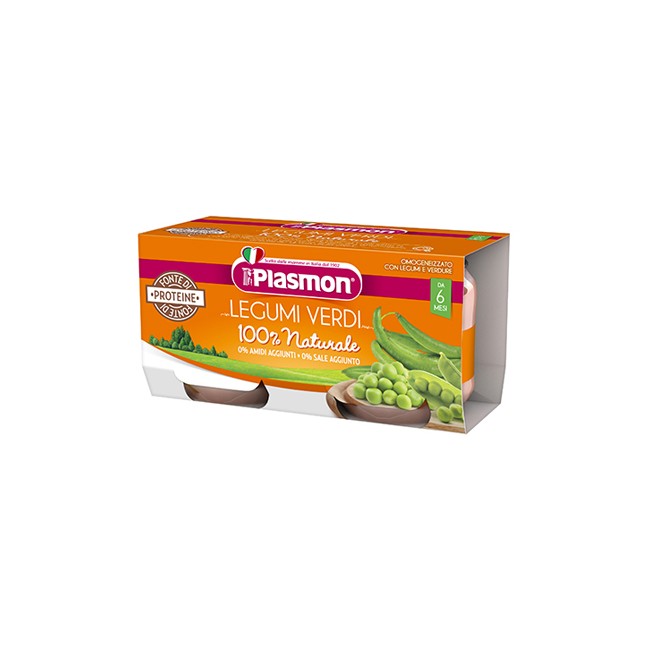 Plasmon Omogeneizzato Legumi Verdi 2x80 G Plasmon Omogeneizzato Legumi Verdi 2x80 G