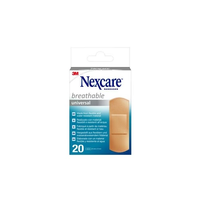 Cerotto Preparato Nexcare Universal N0320ns-0 19x72mm 20 Pezzi Cerotto Preparato Nexcare Universal N0320ns-0 19x72mm 20 Pezzi