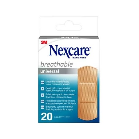 Cerotto Preparato Nexcare Universal N0320ns-0 19x72mm 20 Pezzi Cerotto Preparato Nexcare Universal N0320ns-0 19x72mm 20 Pezzi