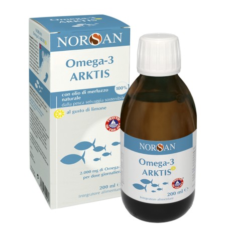 Norsan Omega 3 Arktis Integratore Di Acidi Grassi EPA DHA 200 Ml Norsan Omega 3 Arktis Integratore Di Acidi Grassi EPA DHA 200 Ml