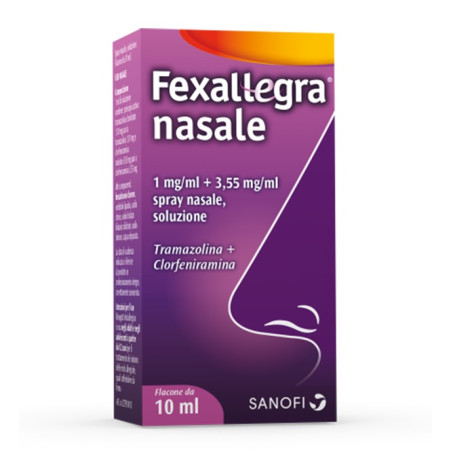 Fexallegra Nasale Spray Antiallergico Per Liberare Il Naso Chiuso E Sternuti 10 Ml