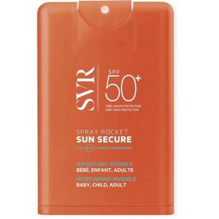Flacone da 20 ml di Svr Sun Secure Spray Solare Spf 50+ Pocket Flacone da 20 ml di Svr Sun Secure Spray Solare Spf 50+ Pocket