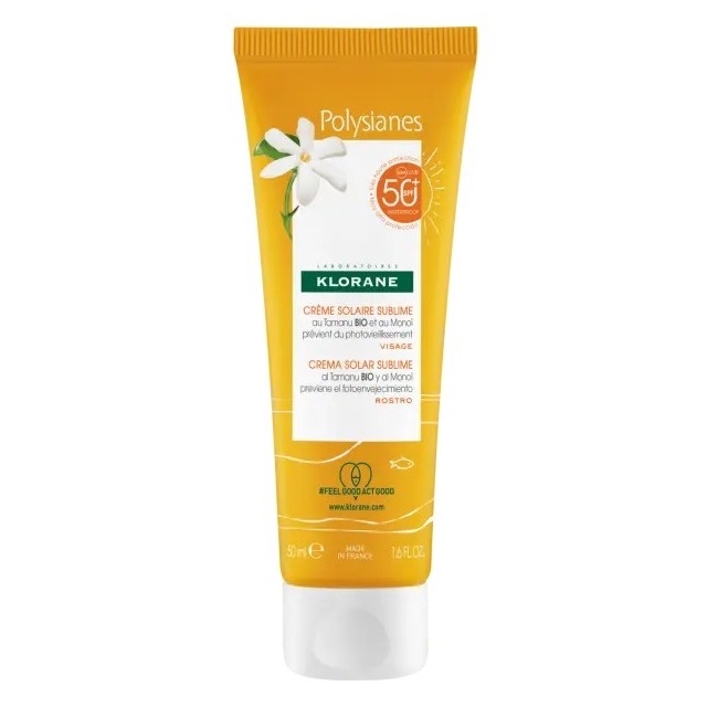 Les Polysianes Crema Viso Tamanu Bio&monoi Spf50+ 50 Ml Les Polysianes Crema Viso Tamanu Bio&monoi Spf50+ 50 Ml