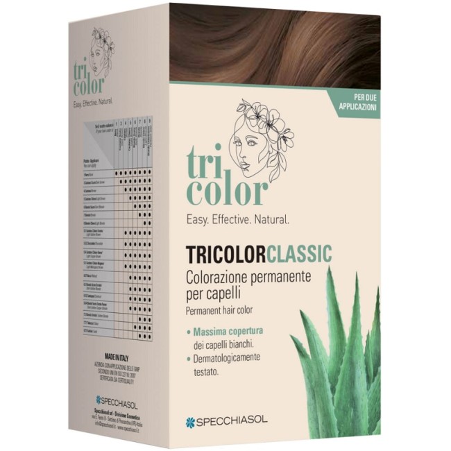 Tricolor Classic 6,32 Castagna 2 Tubi 50 Ml + 2 Shaker 50 Ml + 4 Bustine 8 Ml