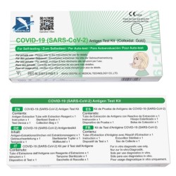 Test Antigenico Rapido Covid-19 Deepblue Autodiagnostico Determinazione Qualitativa Antigeni Sars-cov-2 In Tamponi Nasali Median