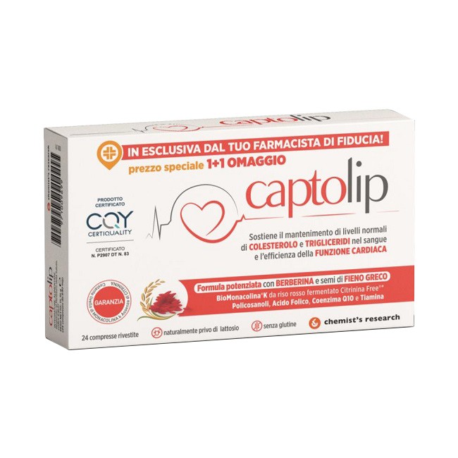 Captolip New Formula 24 Compresse Rivestite Captolip New Formula 24 Compresse Rivestite