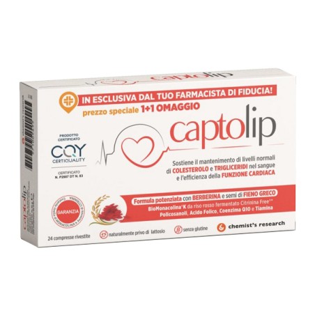 Captolip New Formula 24 Compresse Rivestite Captolip New Formula 24 Compresse Rivestite