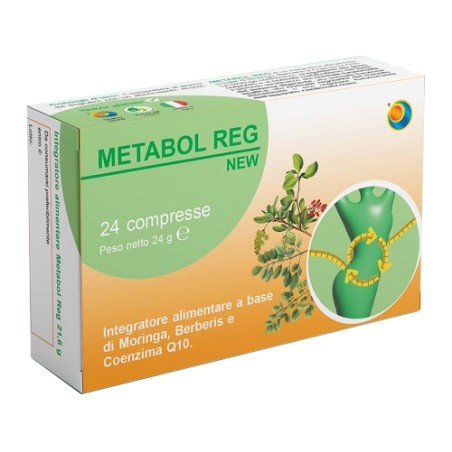 Confezione da 24 compresse di Metabol Reg New Integratore Per L'Equilibrio Del Peso Corporeo.