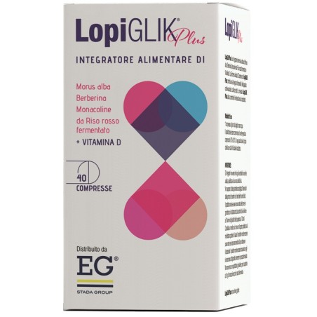 Confezione da 40 compresse di Lopiglik Plus Integratore Per Il Benessere E La Funzionalità Cardiovascolare.