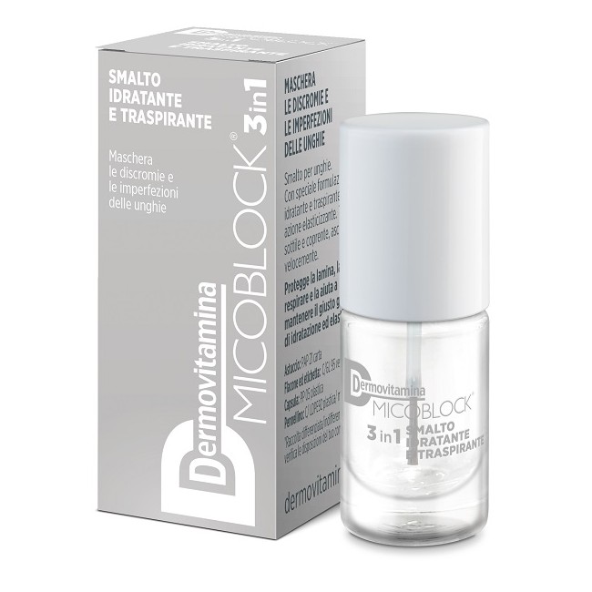 Dermovitamina Micoblock Smalto Base&top Coat 19 Trasparente 5 Ml Dermovitamina Micoblock Smalto Base&top Coat 19 Trasparente 5 Ml