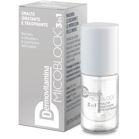 Dermovitamina Micoblock Smalto Base&top Coat 19 Trasparente 5 Ml Dermovitamina Micoblock Smalto Base&top Coat 19 Trasparente 5 Ml