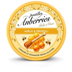 Anberries Miele&propoli Caramelle Gommose 50 G