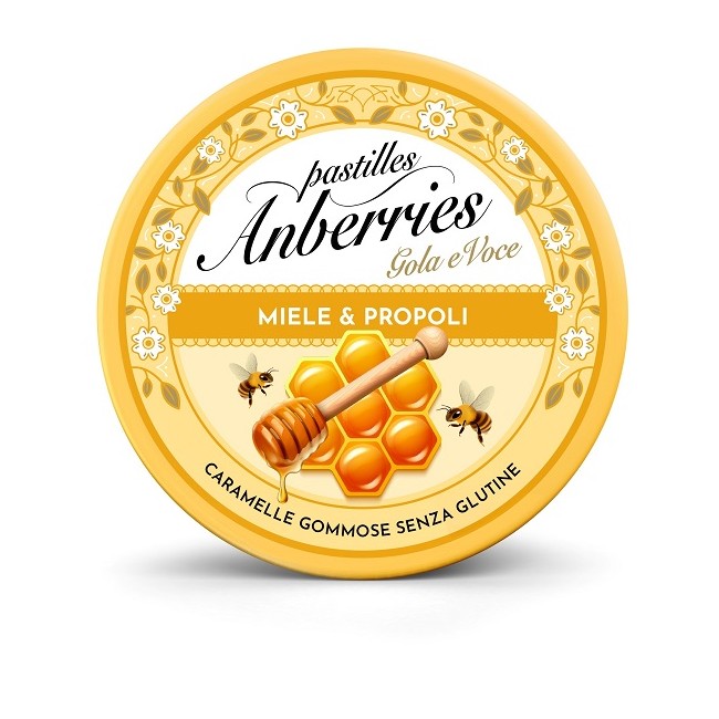 Anberries Miele&propoli Caramelle Gommose 50 G