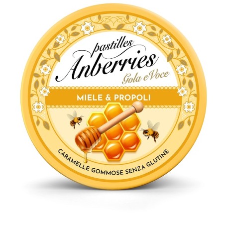 Anberries Miele&propoli Caramelle Gommose 50 G