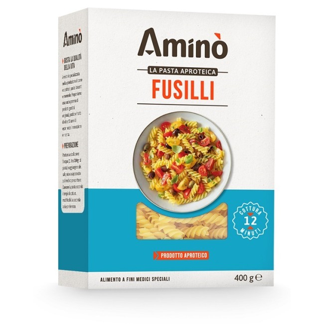 Amino La Pasta Aproteica Fusilli 400 G Amino La Pasta Aproteica Fusilli 400 G