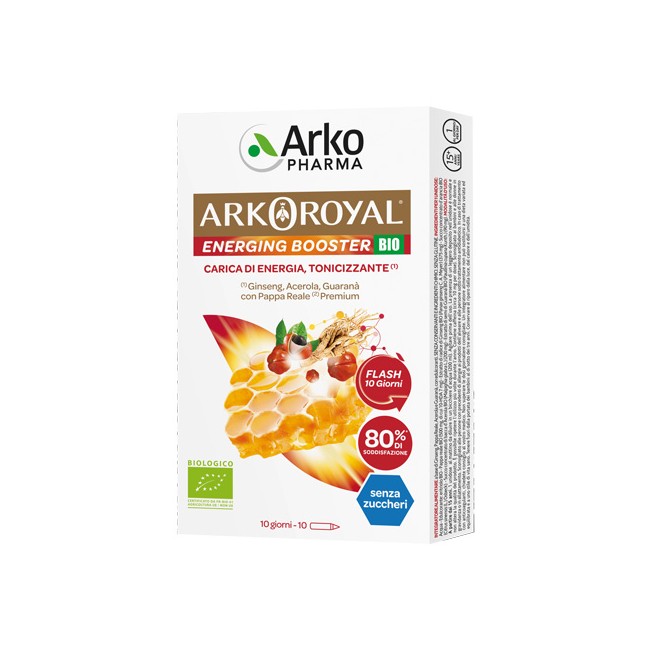 Arkoroyal Energing Booster Bio 10 Flaconcini Da 15 Ml Arkoroyal Energing Booster Bio 10 Flaconcini Da 15 Ml
