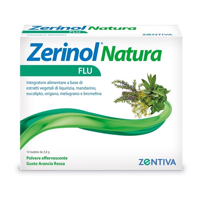 Zerinol Natura Flu 14 Bustine Zerinol Natura Flu 14 Bustine