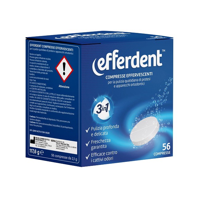 Efferdent 56 Compresse Effervescenti Efferdent 56 Compresse Effervescenti