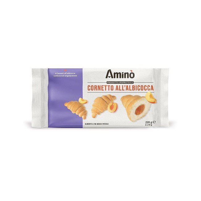 Amino' Cornetto Albicocca 4 Pezzi Da 55 G Amino' Cornetto Albicocca 4 Pezzi Da 55 G