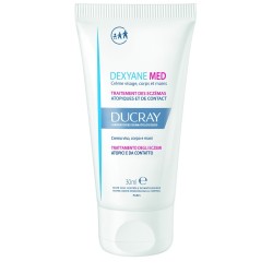 Tubetto da 30 ml di Ducray Dexyane Med Crema Riparatrice Lenitiva Per Eczemi Atopici.