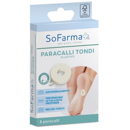 Cerotto Paracallo Tondo Sofarmapiu' 8 Pezzi