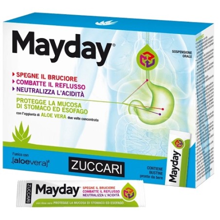 Mayday Sospensione Per Uso Orale Alla Menta 12 Bustine 10 Ml Mayday Sospensione Per Uso Orale Alla Menta 12 Bustine 10 Ml
