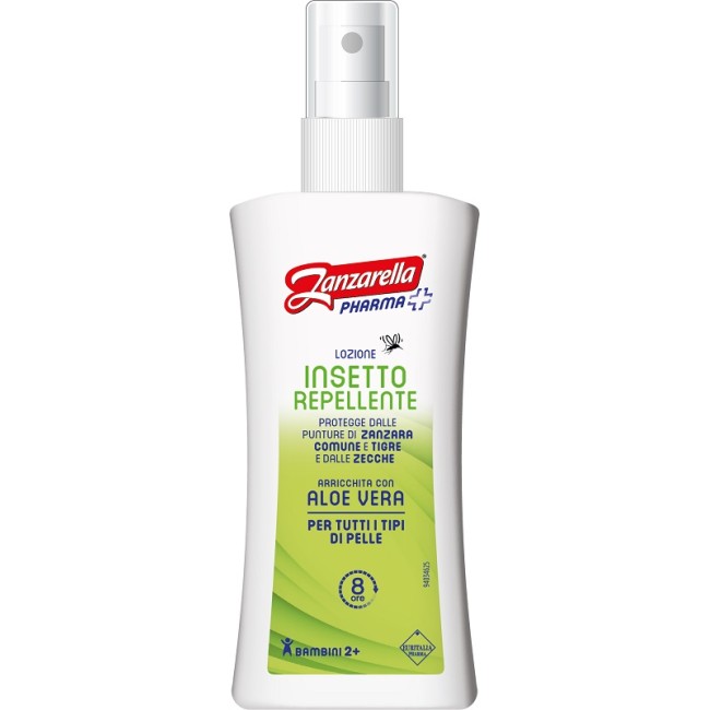 Zanzarella Lozione Insetto Repellente Con Aloe 100 Ml Zanzarella Lozione Insetto Repellente Con Aloe 100 Ml
