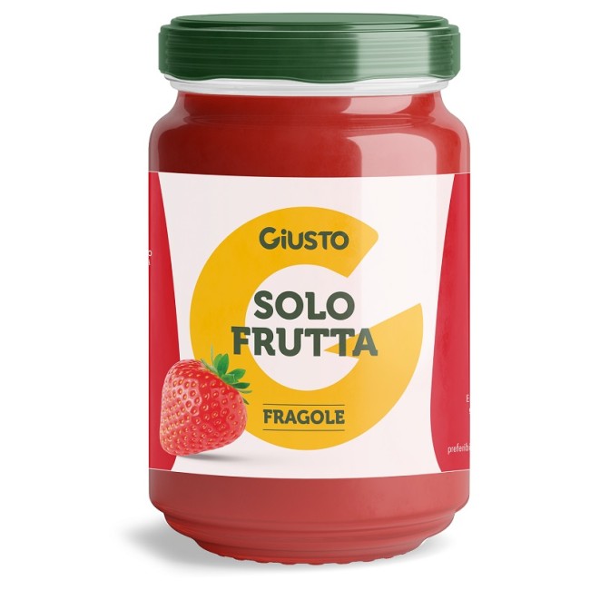 Giusto Solo Frutta Confettura Fragole 220 G Giusto Solo Frutta Confettura Fragole 220 G