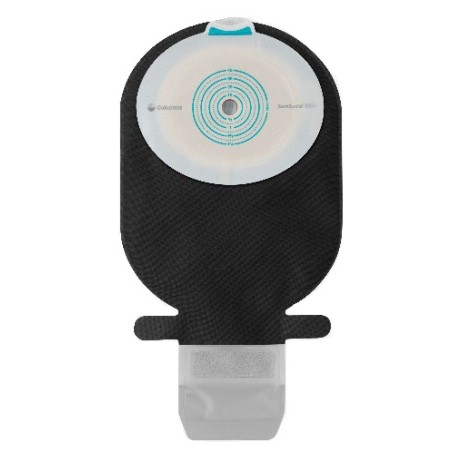 Sacca Ileostomia Sensura Mio Piano Rivestimento Nero Apertura Ispezionabile Maxi W/w Foro Ritagliabile 10-55 30 Pezzi