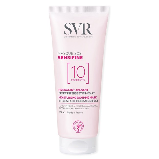 Tubetto da 75 ml di Svr Sensifine SOS Mschera Viso Idratante Emolliente. Tubetto da 75 ml di Svr Sensifine SOS Mschera Viso Idratante Emolliente.
