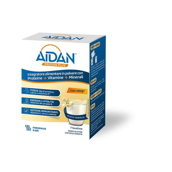 Aidan Protein Plus Vaniglia 7 Bustine Aidan Protein Plus Vaniglia 7 Bustine
