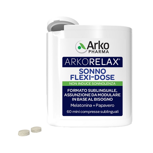 Arkorelax Sonno Flexi Dose 60 Mini Compresse Arkorelax Sonno Flexi Dose 60 Mini Compresse