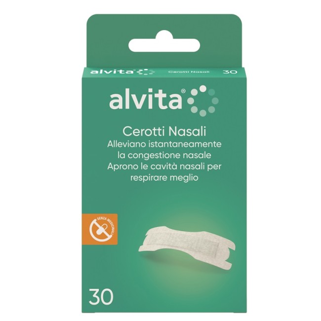 Cerotto Nasale Alvita 30 Pezzi Cerotto Nasale Alvita 30 Pezzi