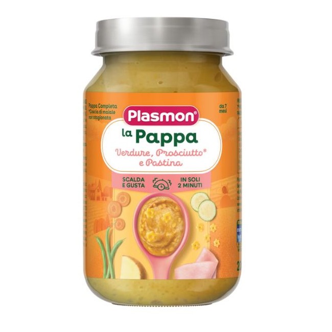 Plasmon La Pappa Verdure Prosciutto E Pastina 200 G Plasmon La Pappa Verdure Prosciutto E Pastina 200 G