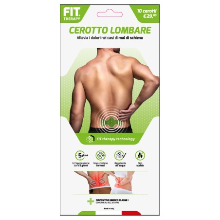 Fit Therapy Cerotto Lombare 10 Pezzi Fit Therapy Cerotto Lombare 10 Pezzi